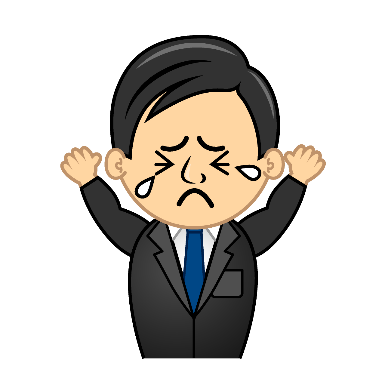 泣くサラリーマン