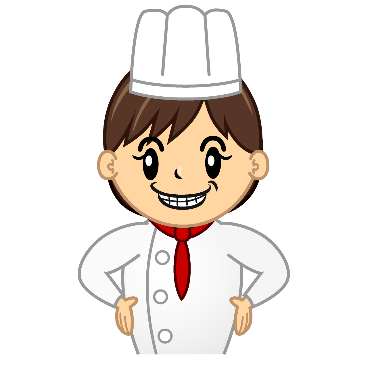 Grinning Pastry Chef