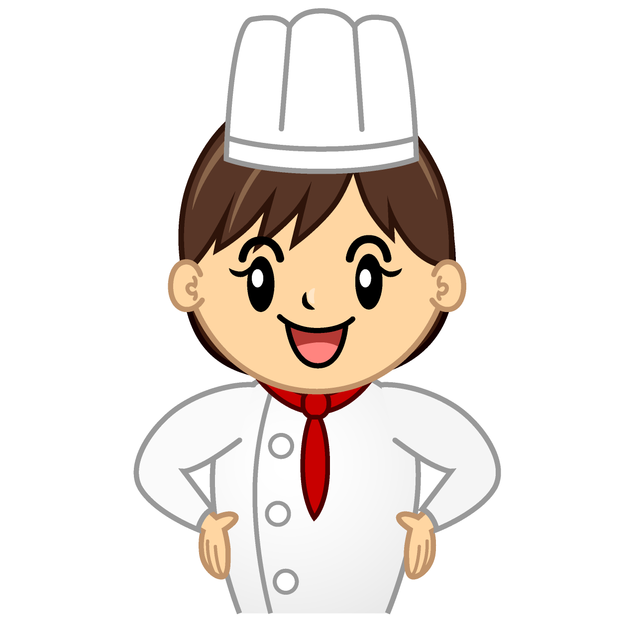 自信満々なパティシエ