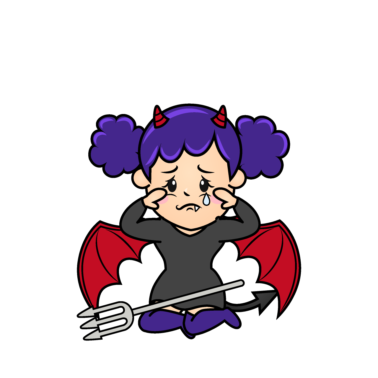 Sad Female Devil