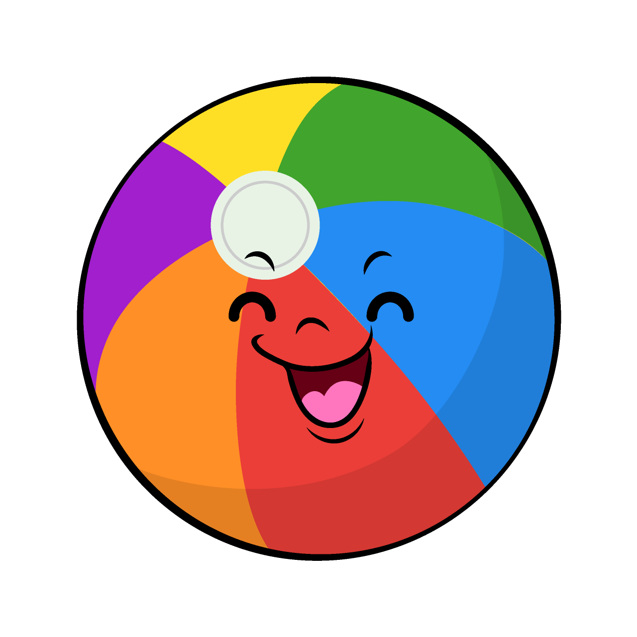 Smiling Beach Ball