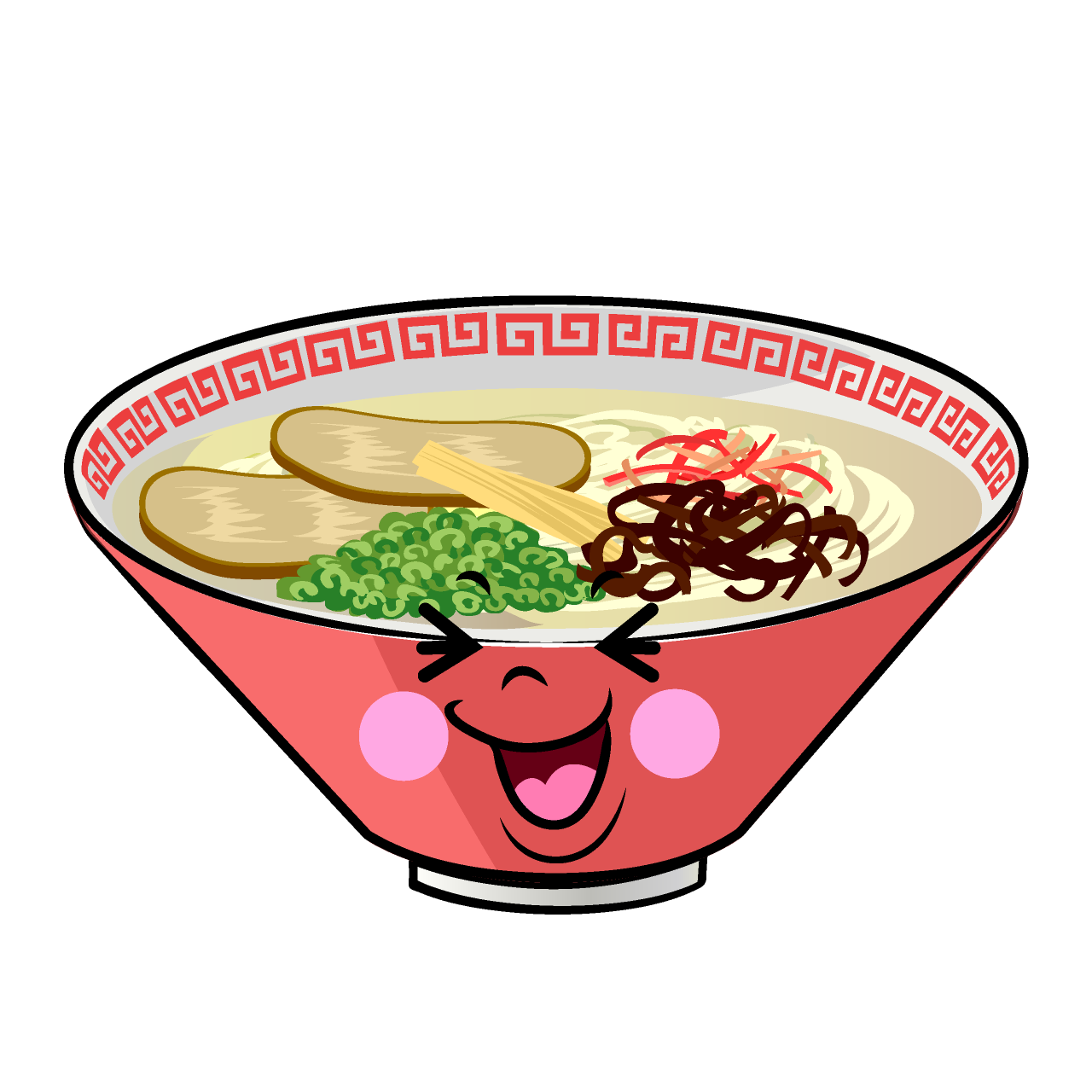 笑うラーメン