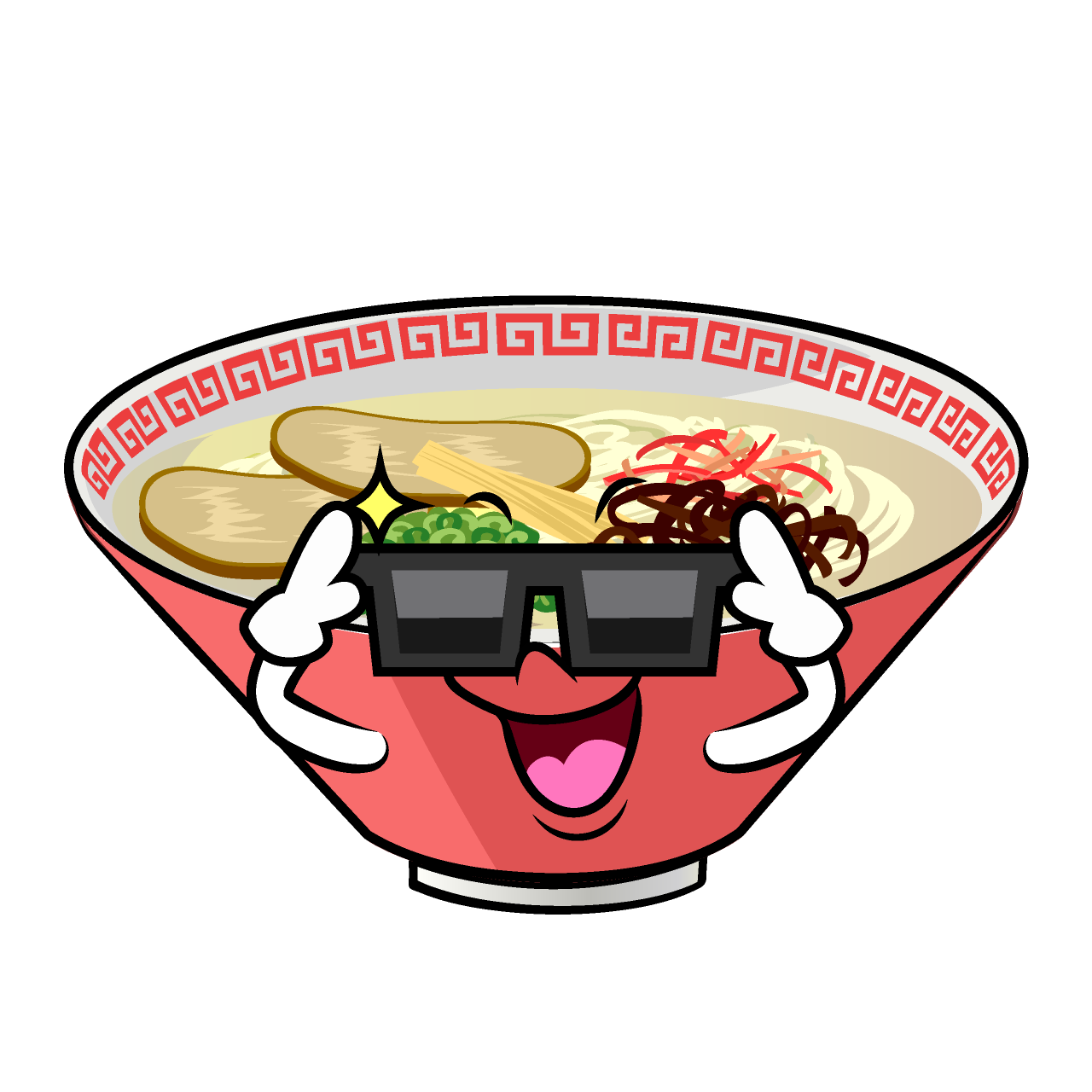 サングラスのラーメン