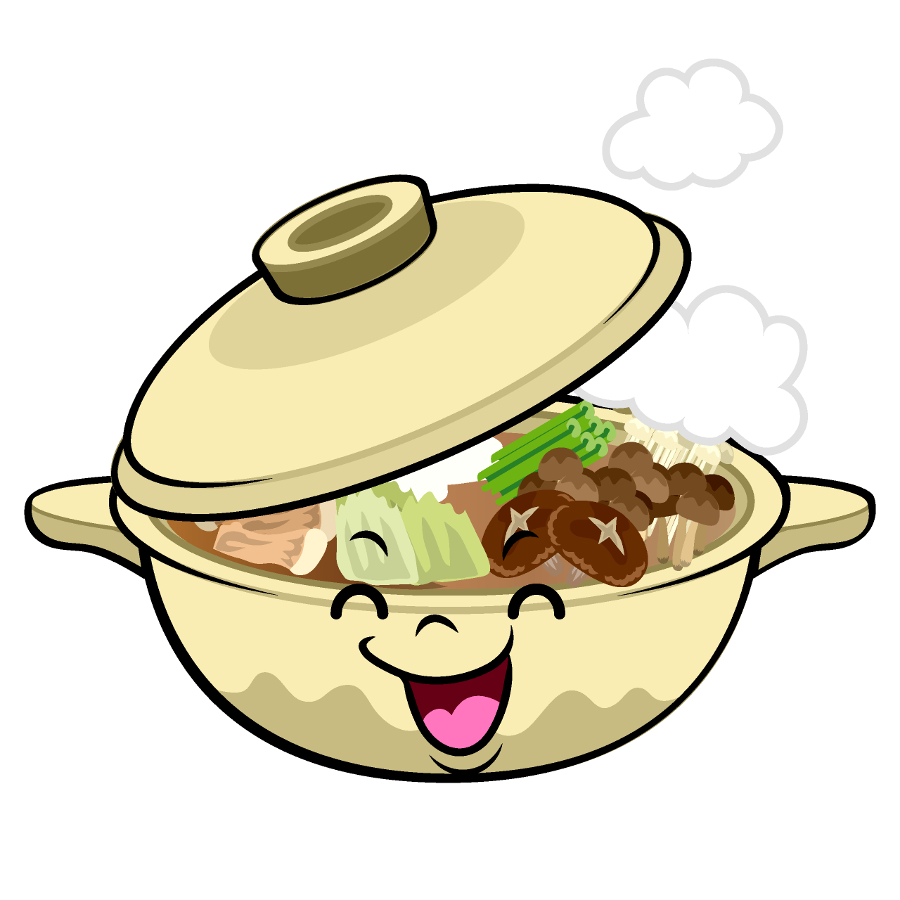 笑顔のお鍋