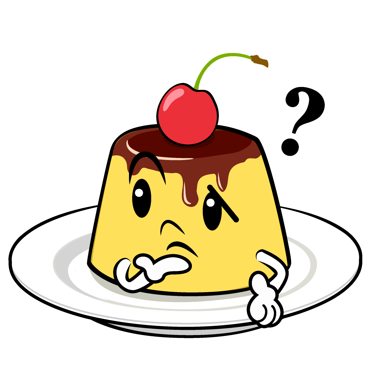 考えるプリン