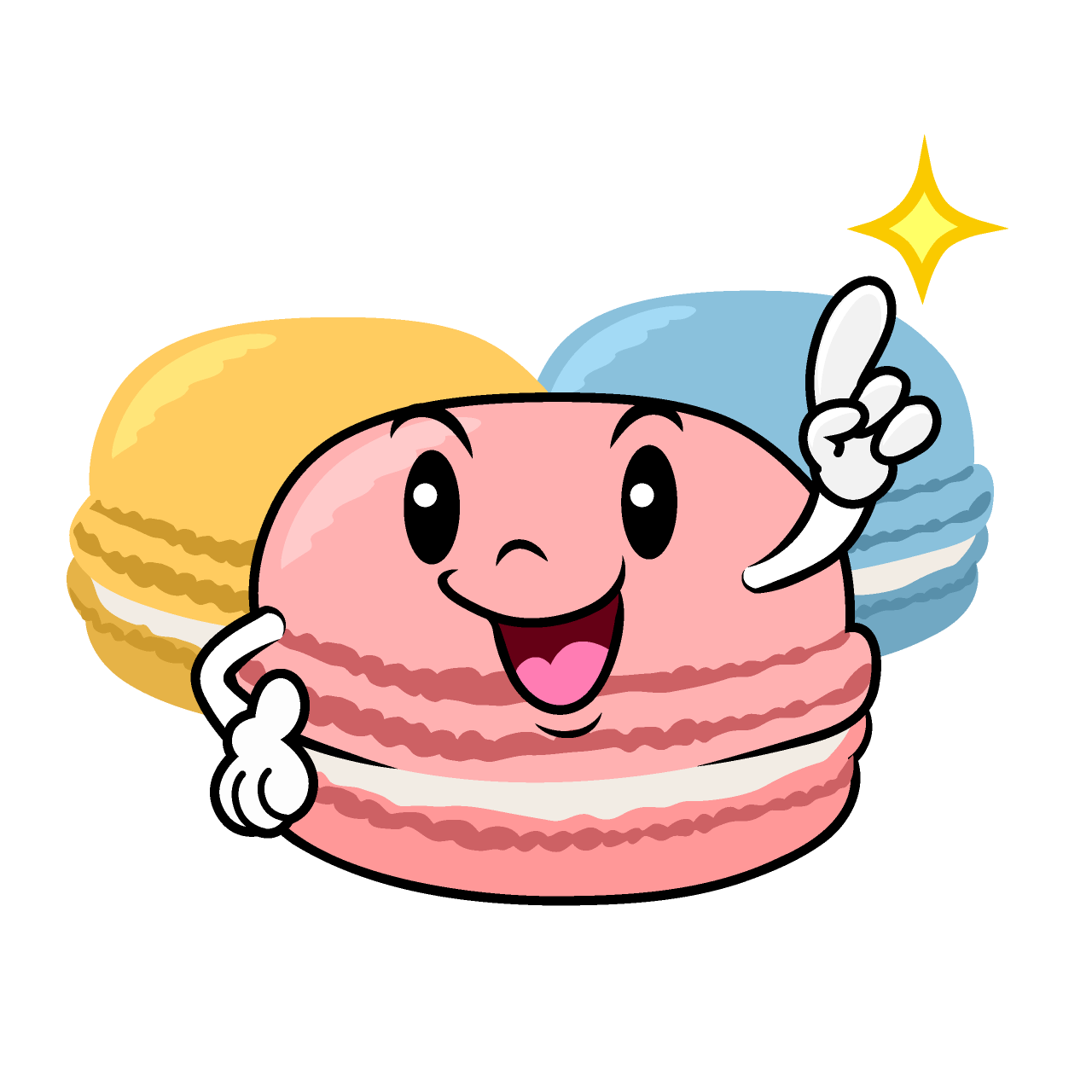 Pointing Macaron
