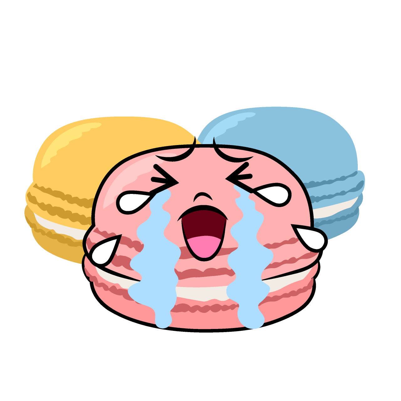 Crying Macaron