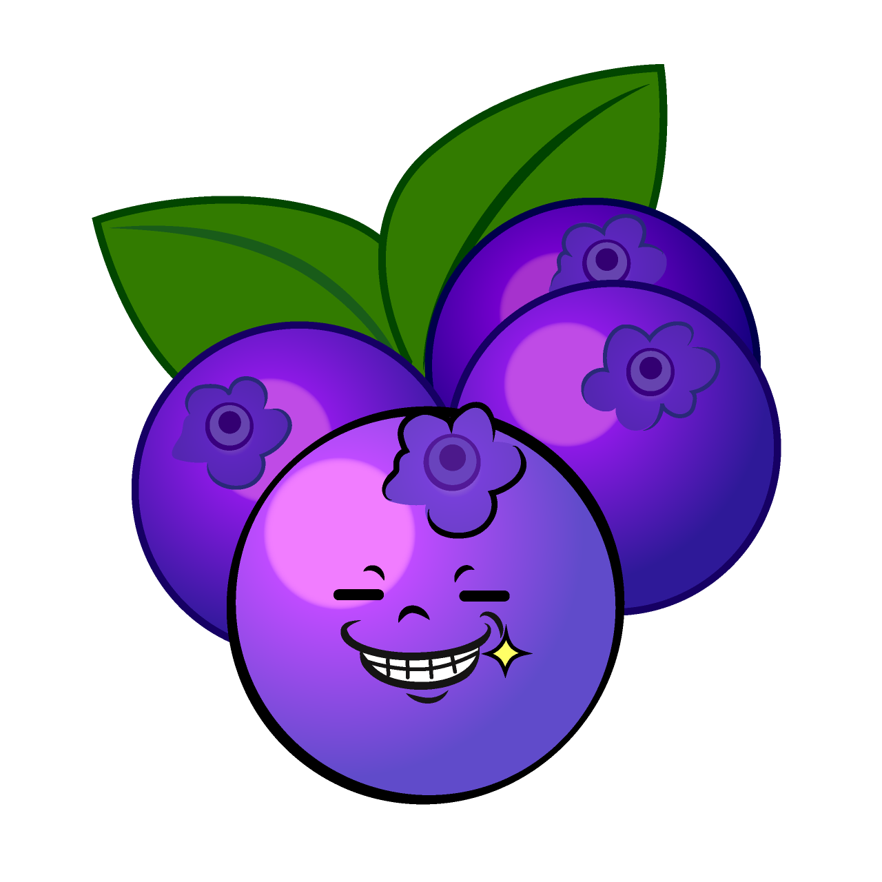 Grinning Blueberry