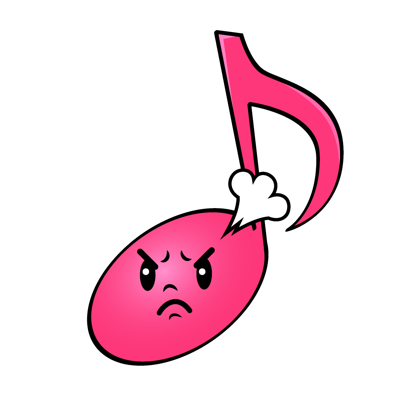 Angry Musical Note