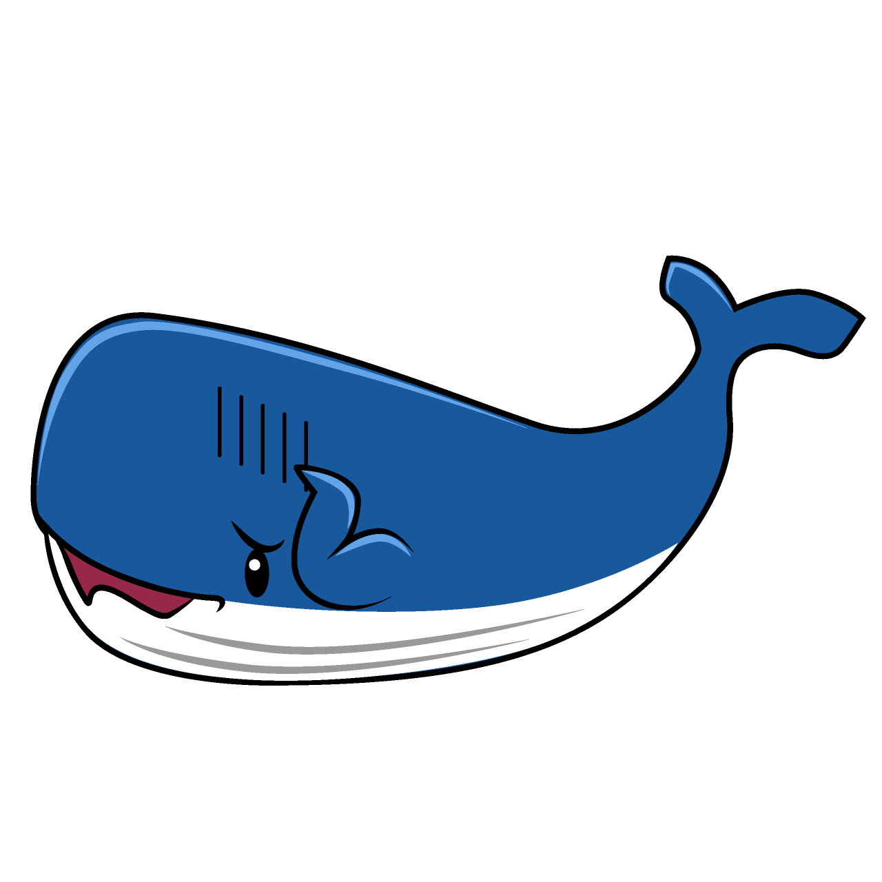 落ち込むクジラ