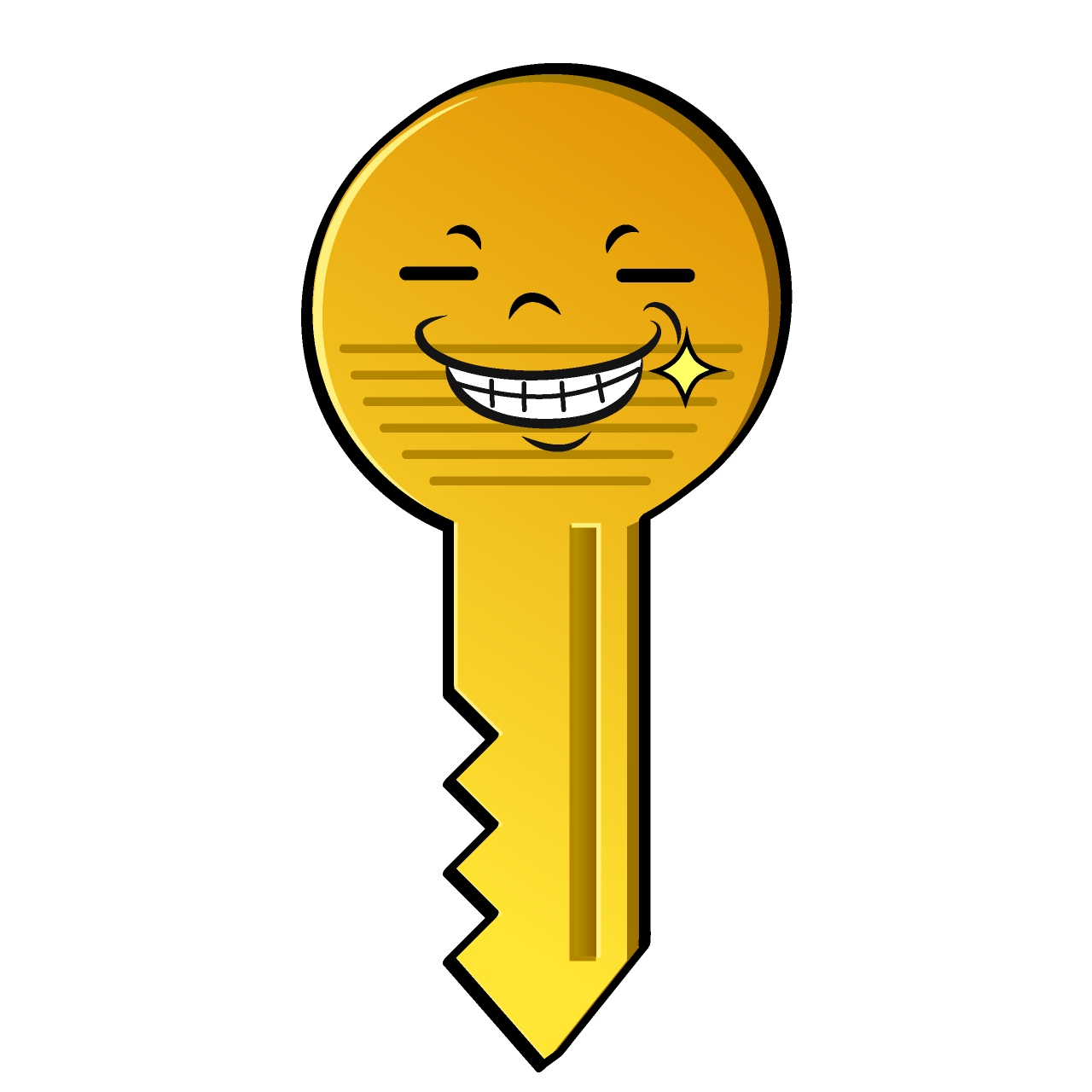 Grinning Key