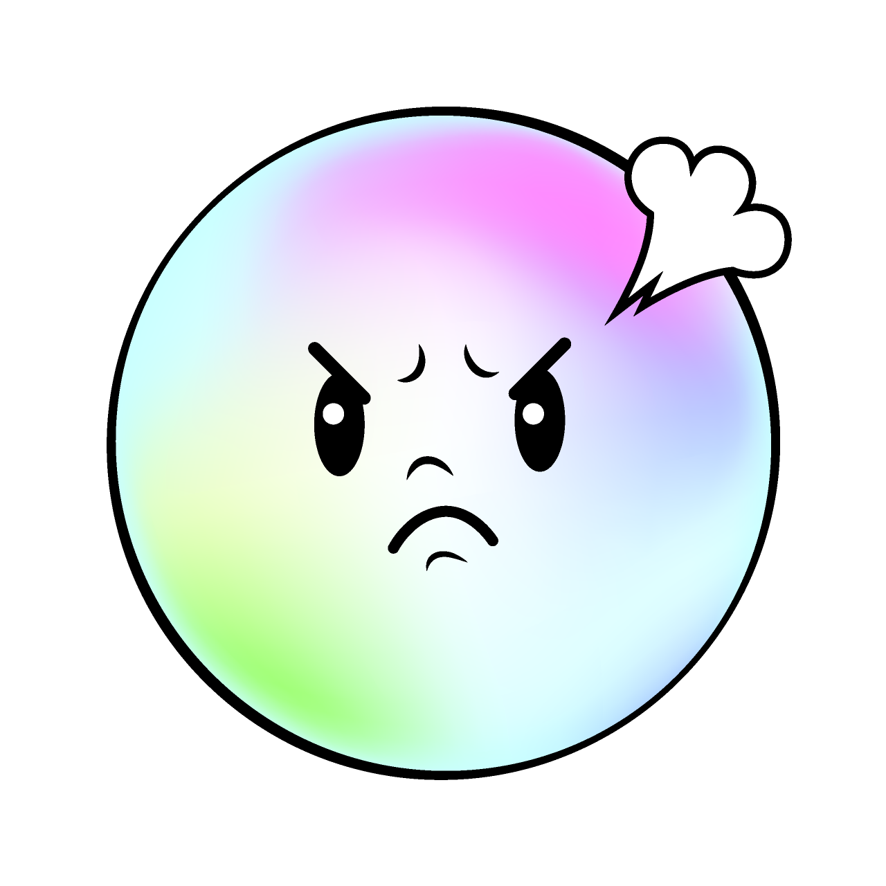 Angry Soap Bubble