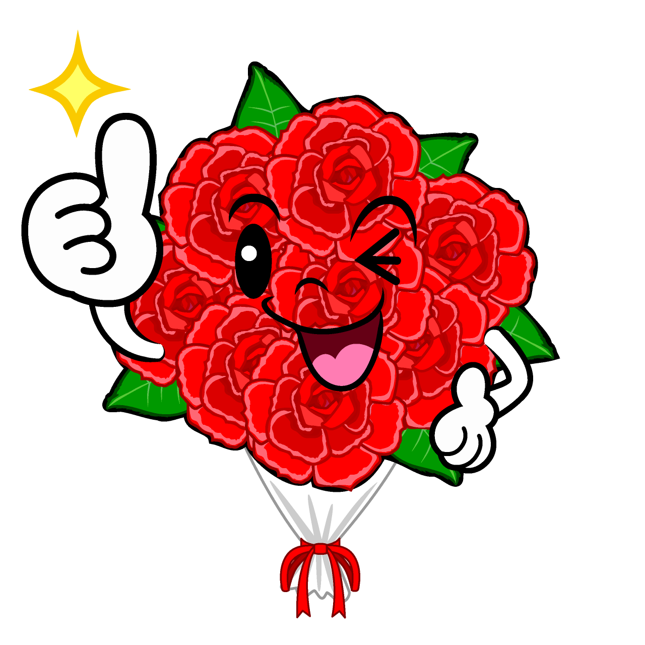 いいね！のバラ花束
