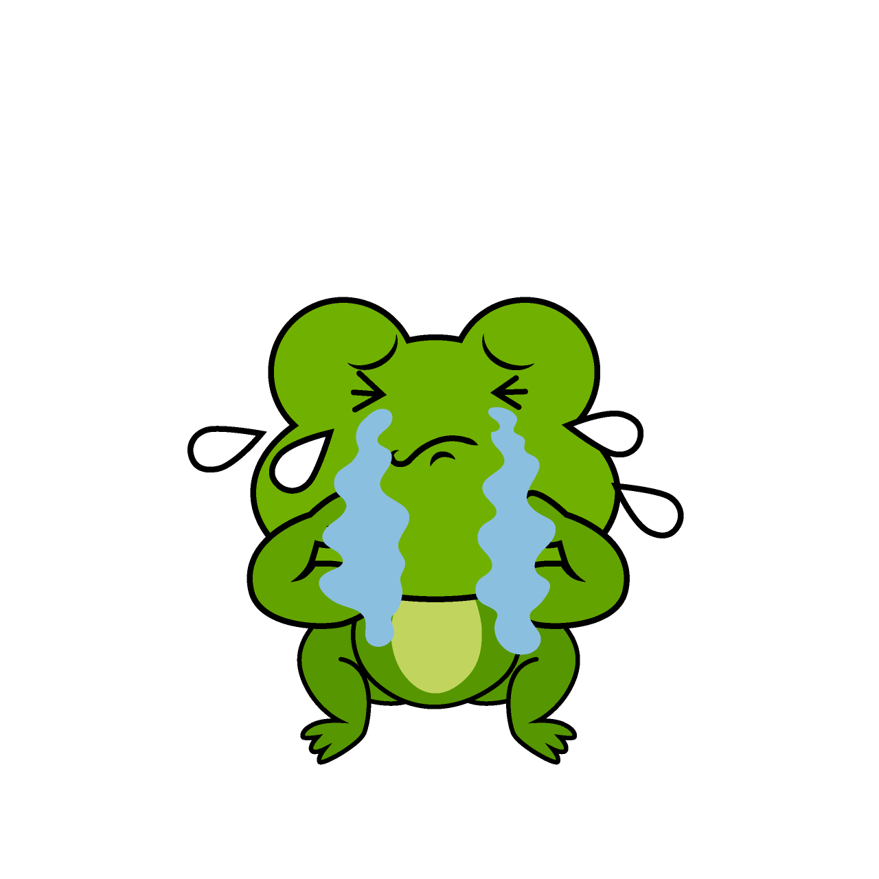 泣くカエル