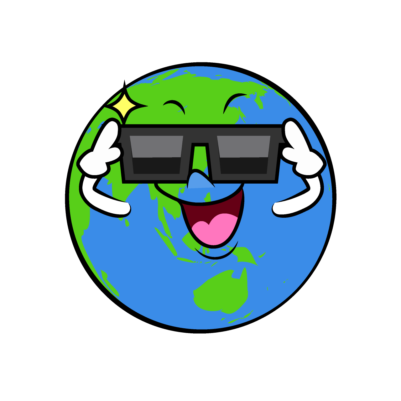 サングラスの地球