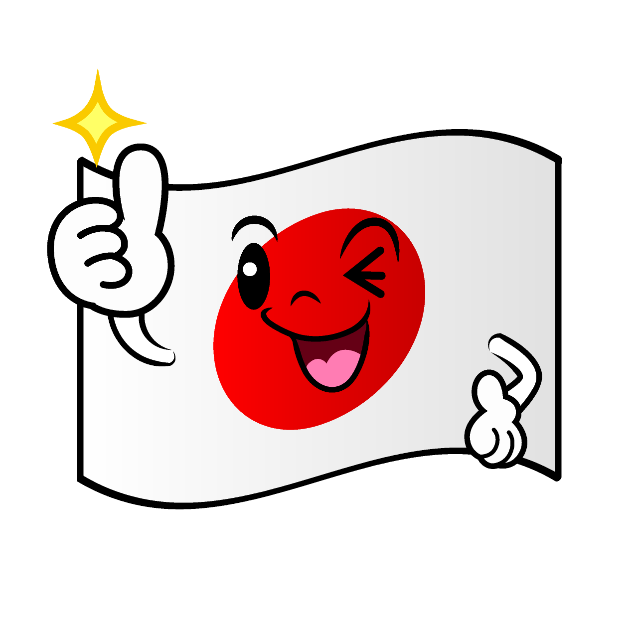 いいね！の日本国旗