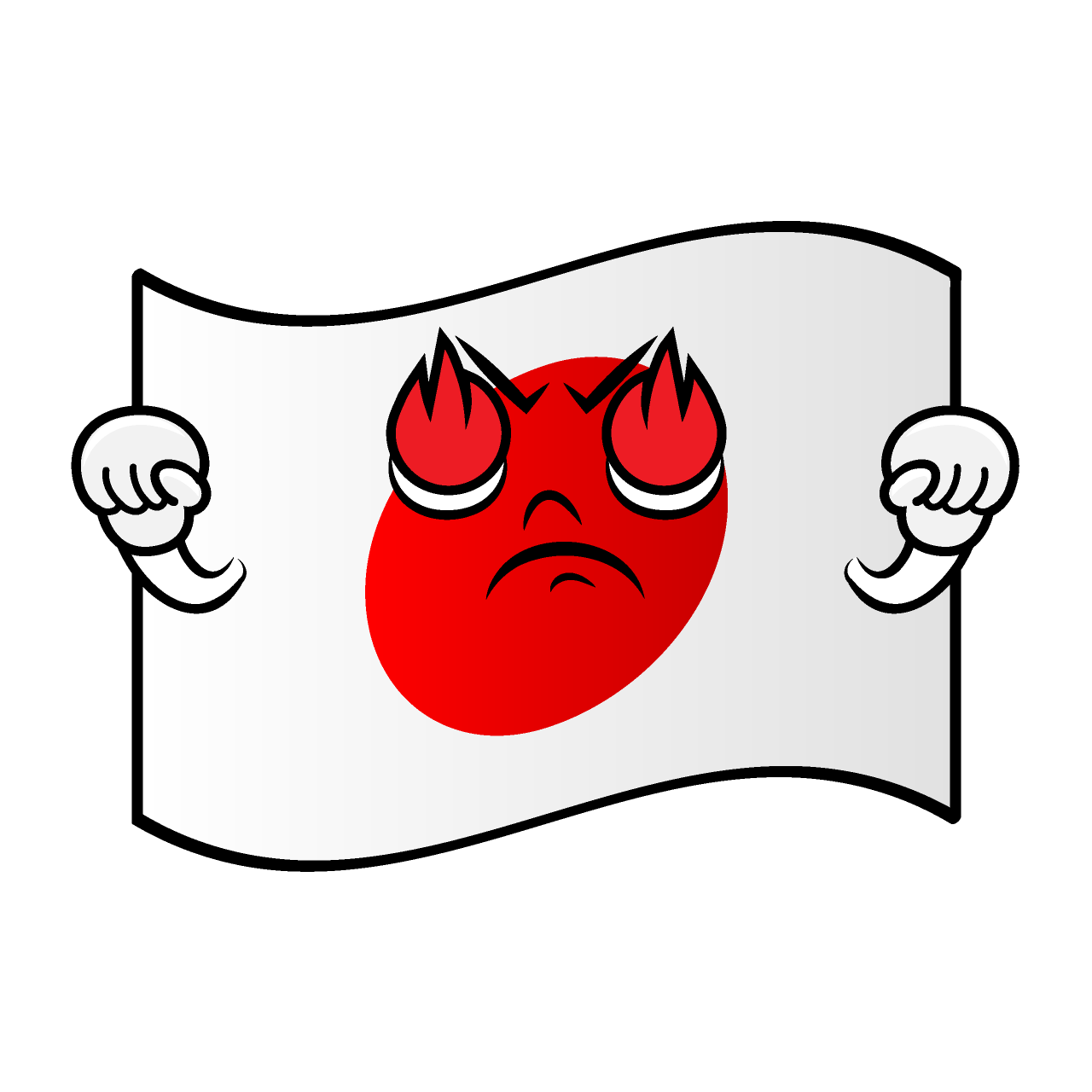 Passionate Japanese Flag