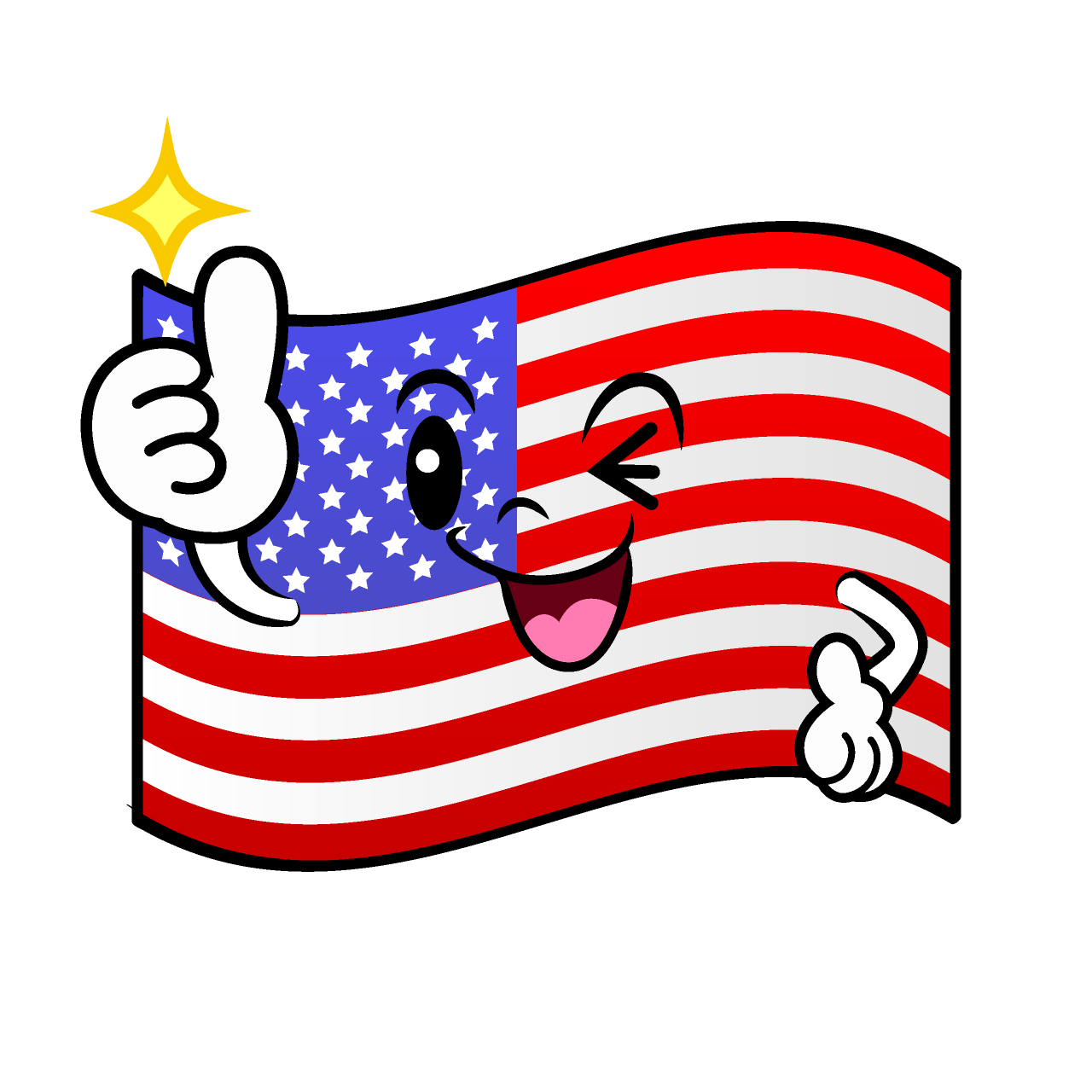 いいね！のアメリカ国旗