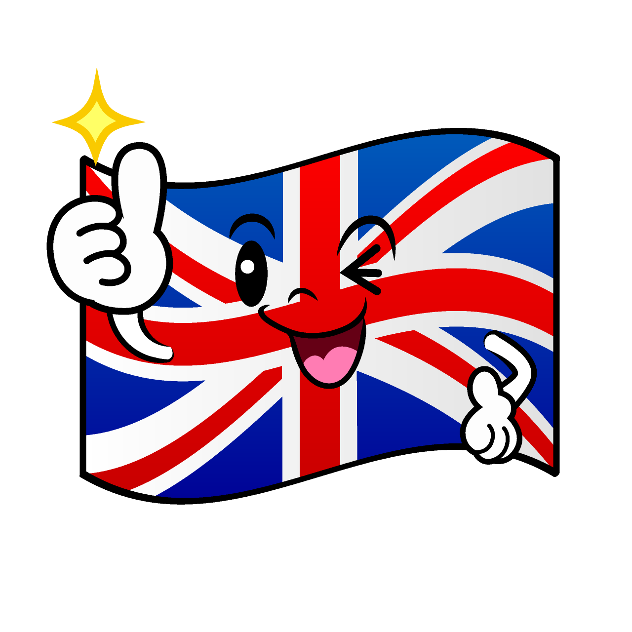 いいね！のイギリス国旗