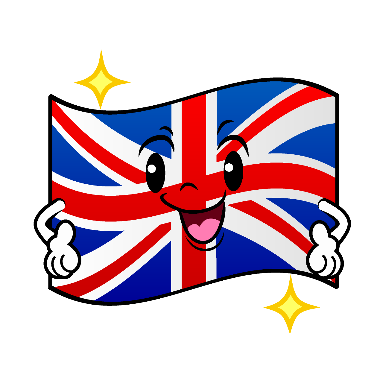 煌くイギリス国旗