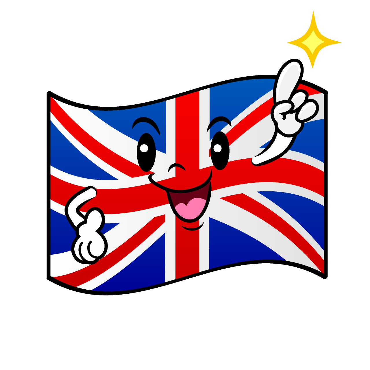 British Flag Pointing