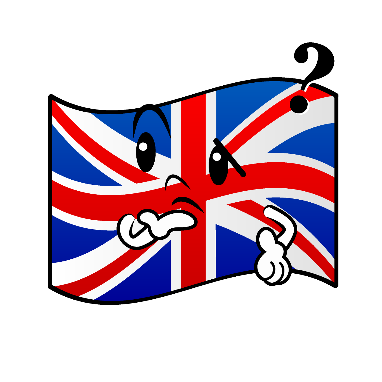 考えるイギリス国旗