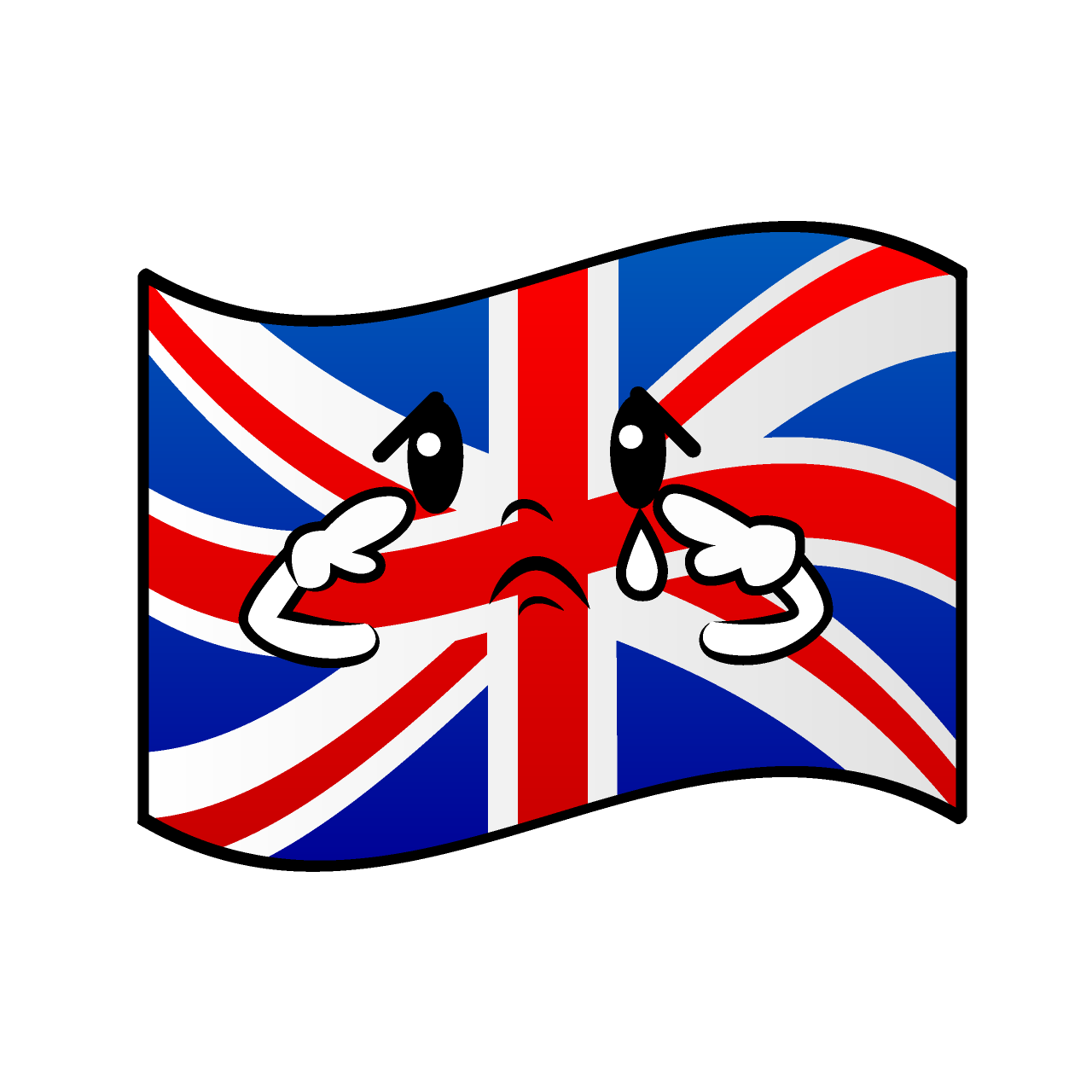 Sad British Flag