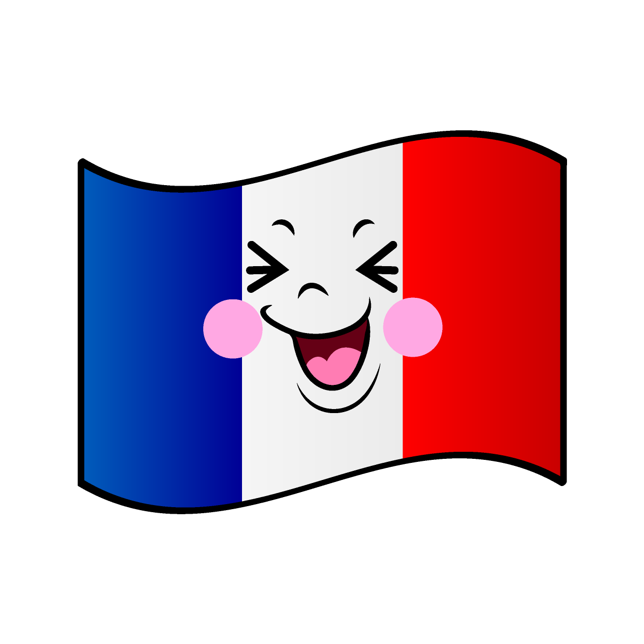 Laughing French Flag