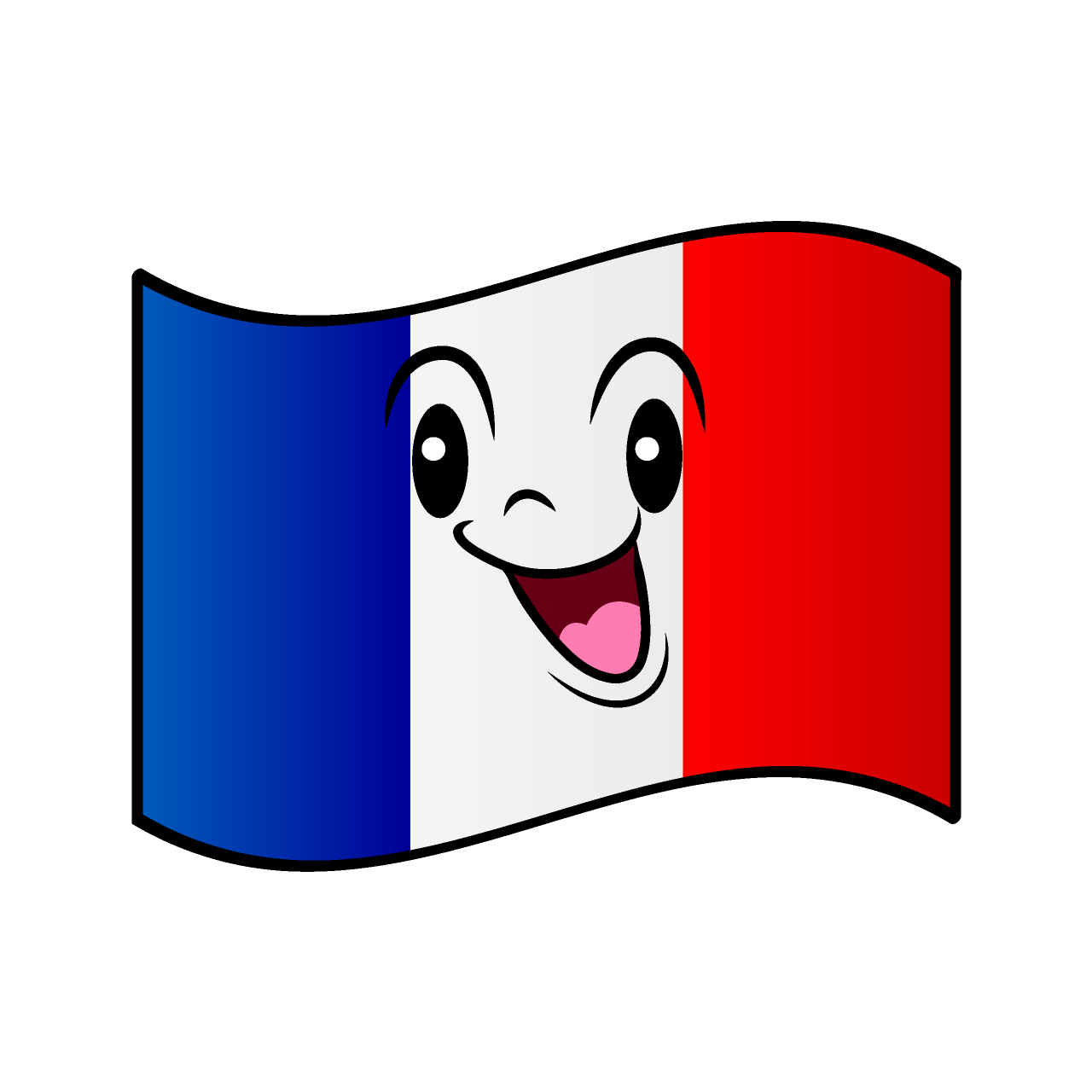 Singing French Flag