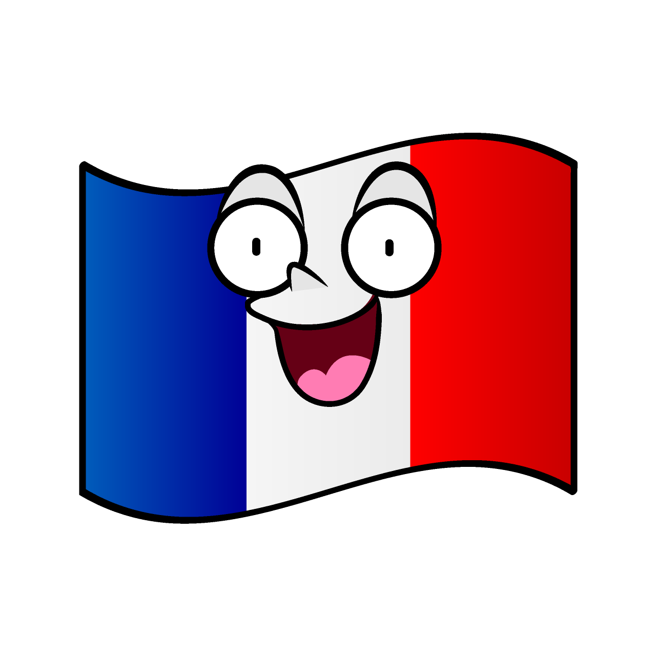 Surprised French Flag