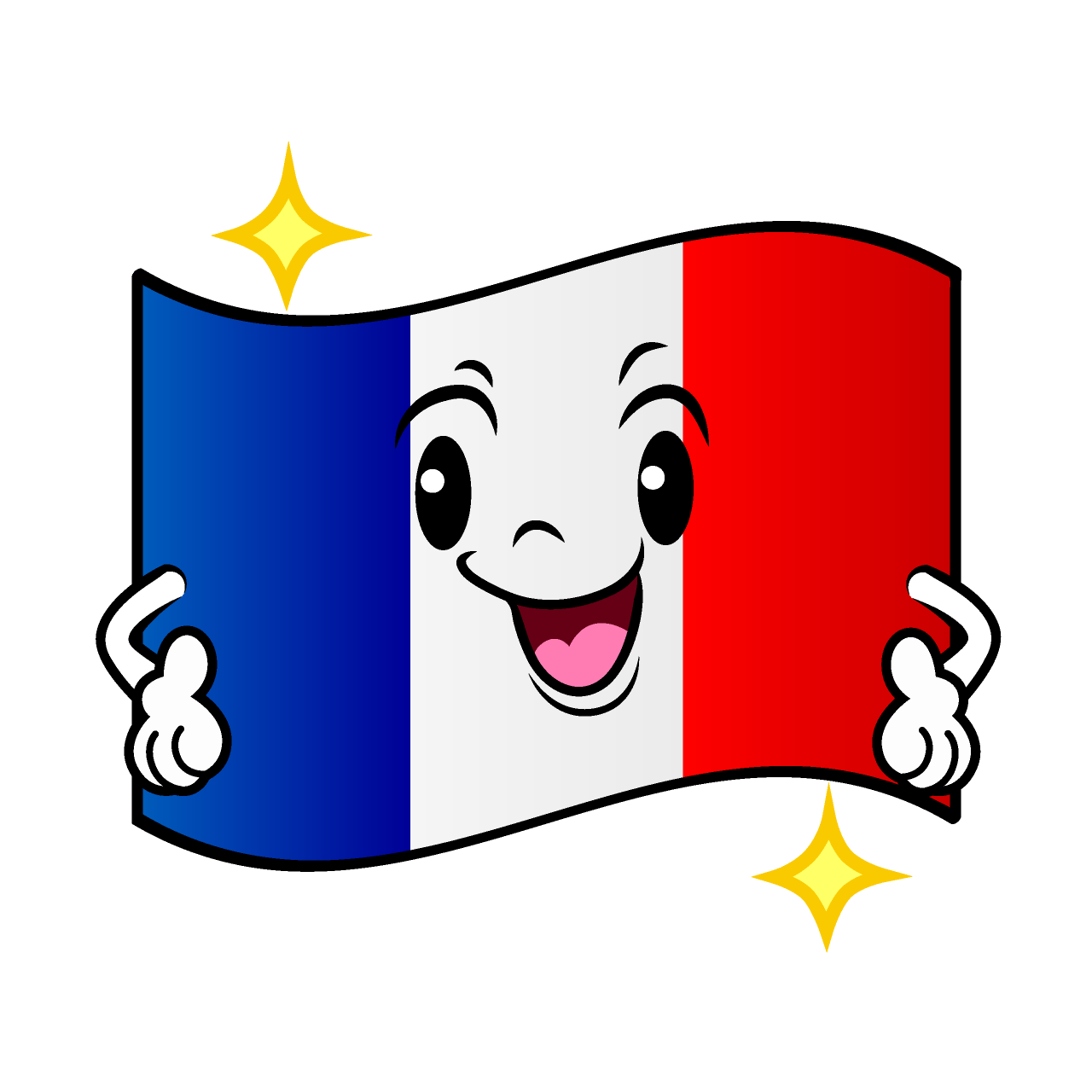 煌くフランス国旗
