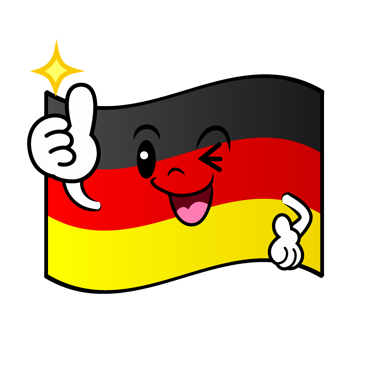 いいね！のドイツ国旗