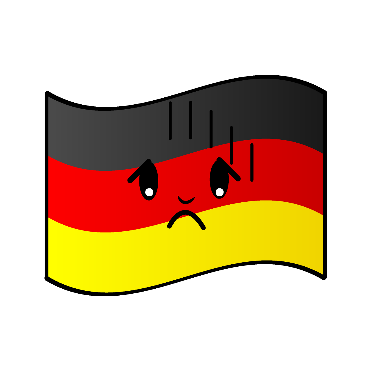 Depressed German Flag