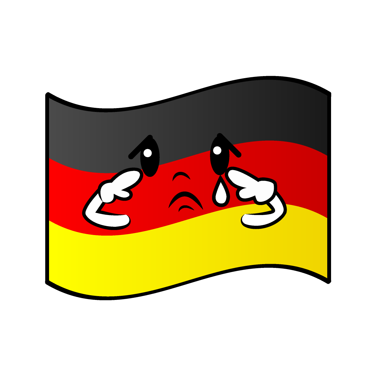 Sad German Flag