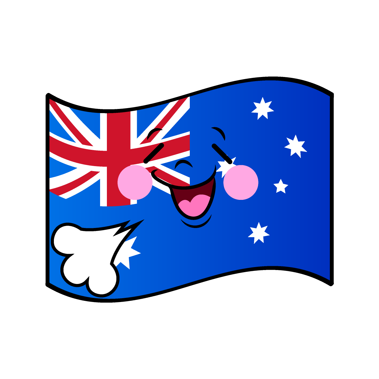 Relaxing Australian Flag