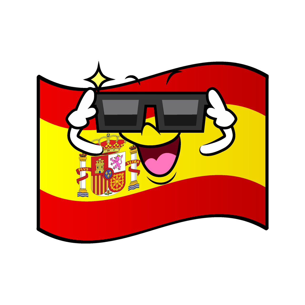 かっこいいスペイン国旗