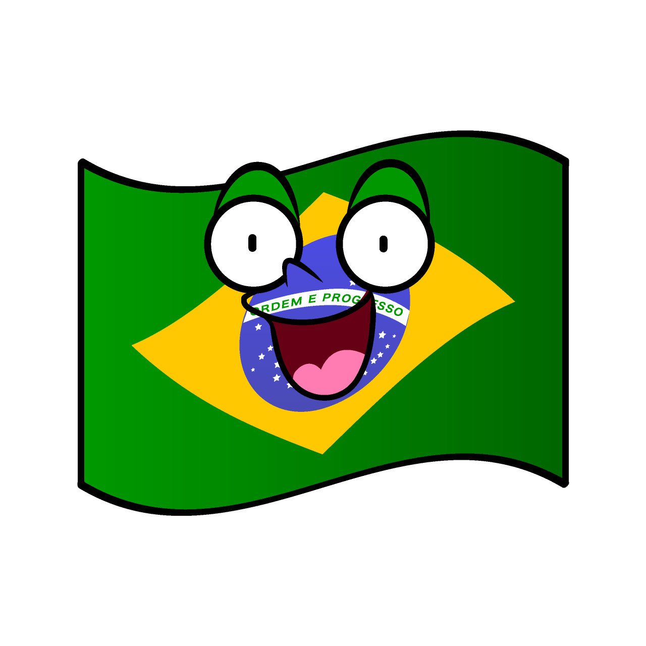 Surprised Brazilian Flag