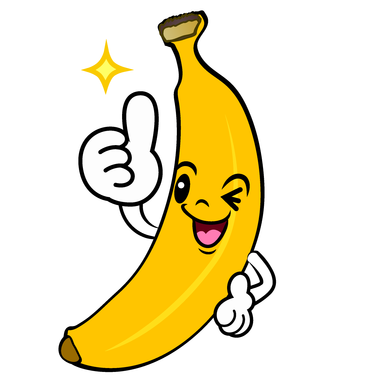 Thumbs-up Banana