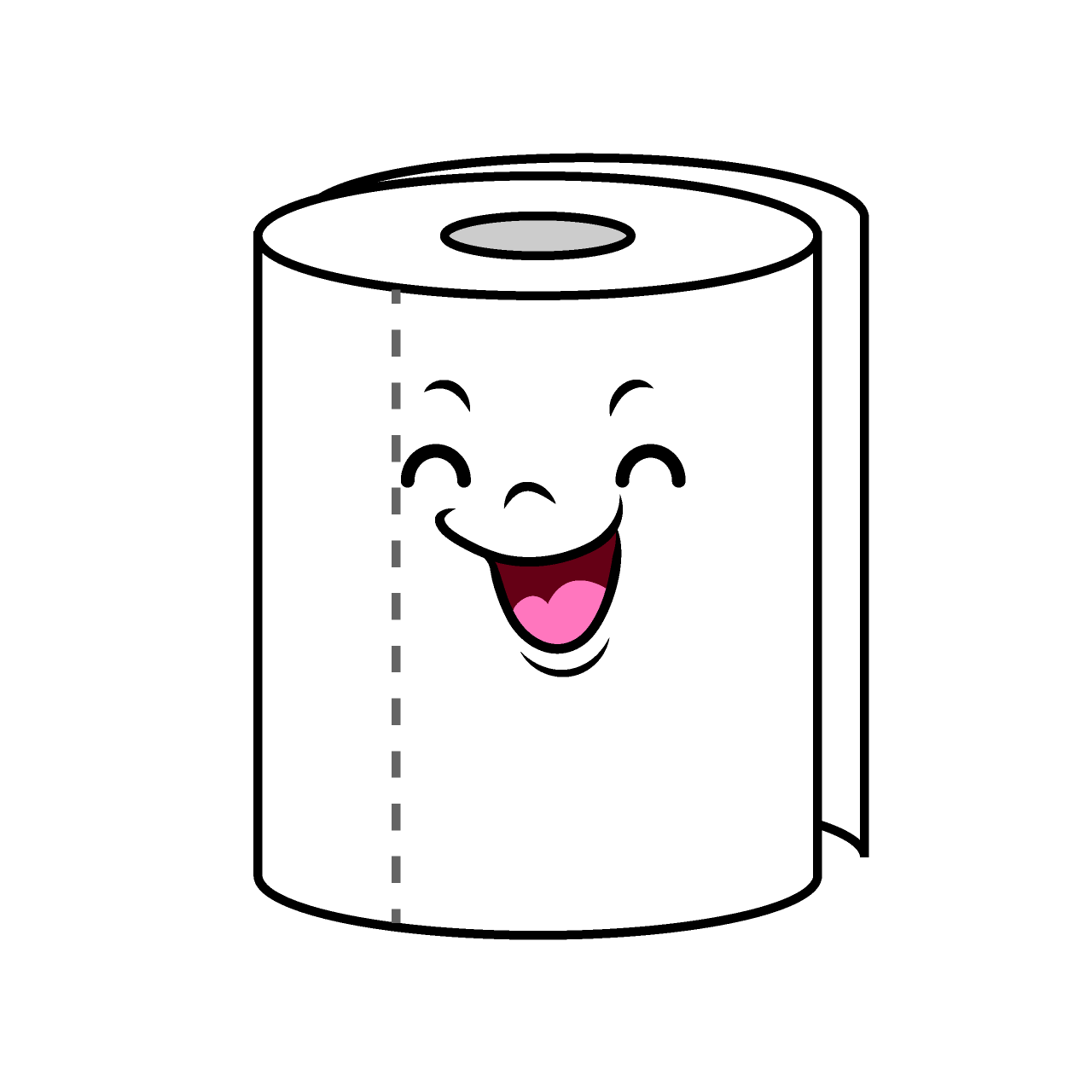 Smiling Toilet Paper