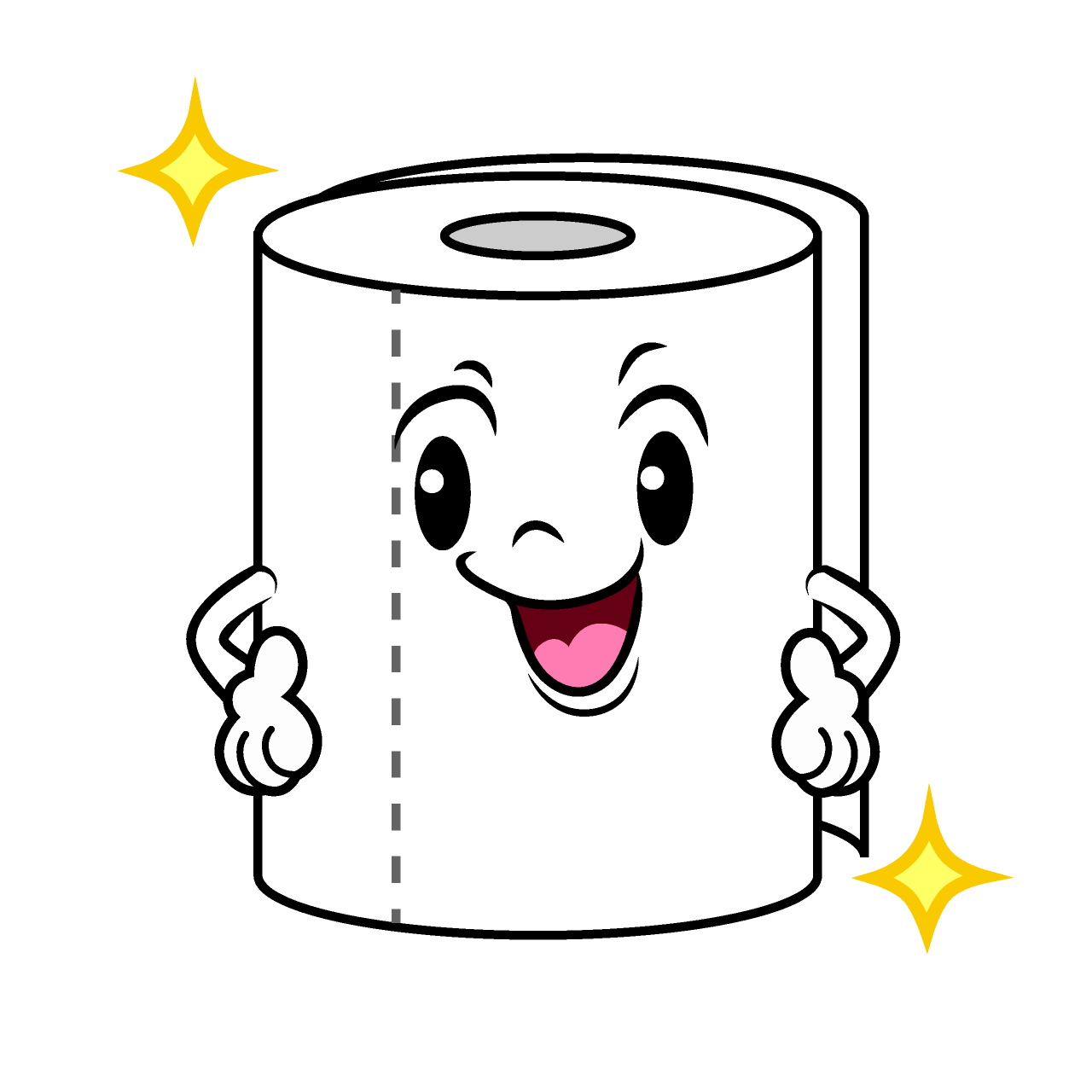 Sparkling Toilet Paper