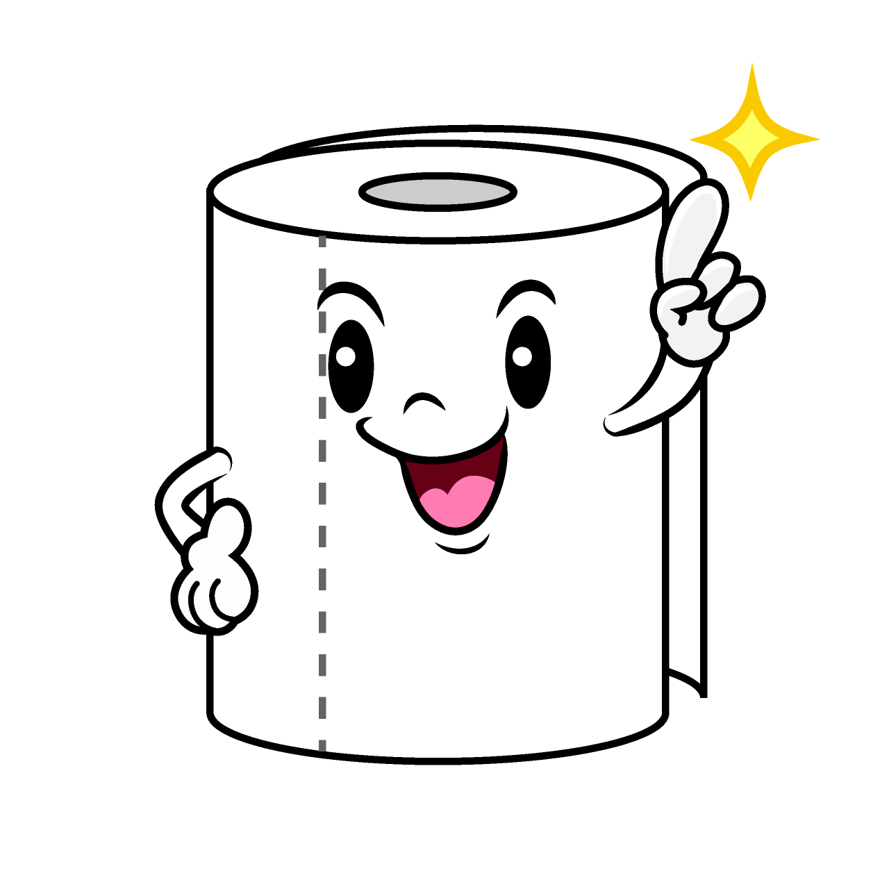 Toilet Paper Pointing