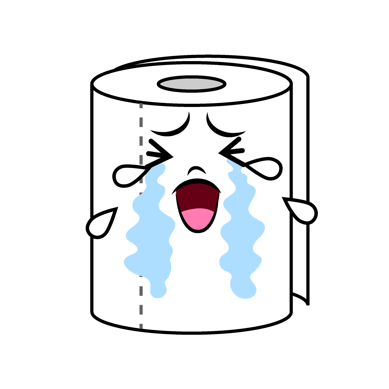 Crying Toilet Paper