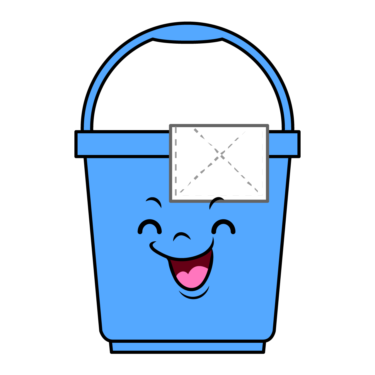 Smiling Cleaning Bucket