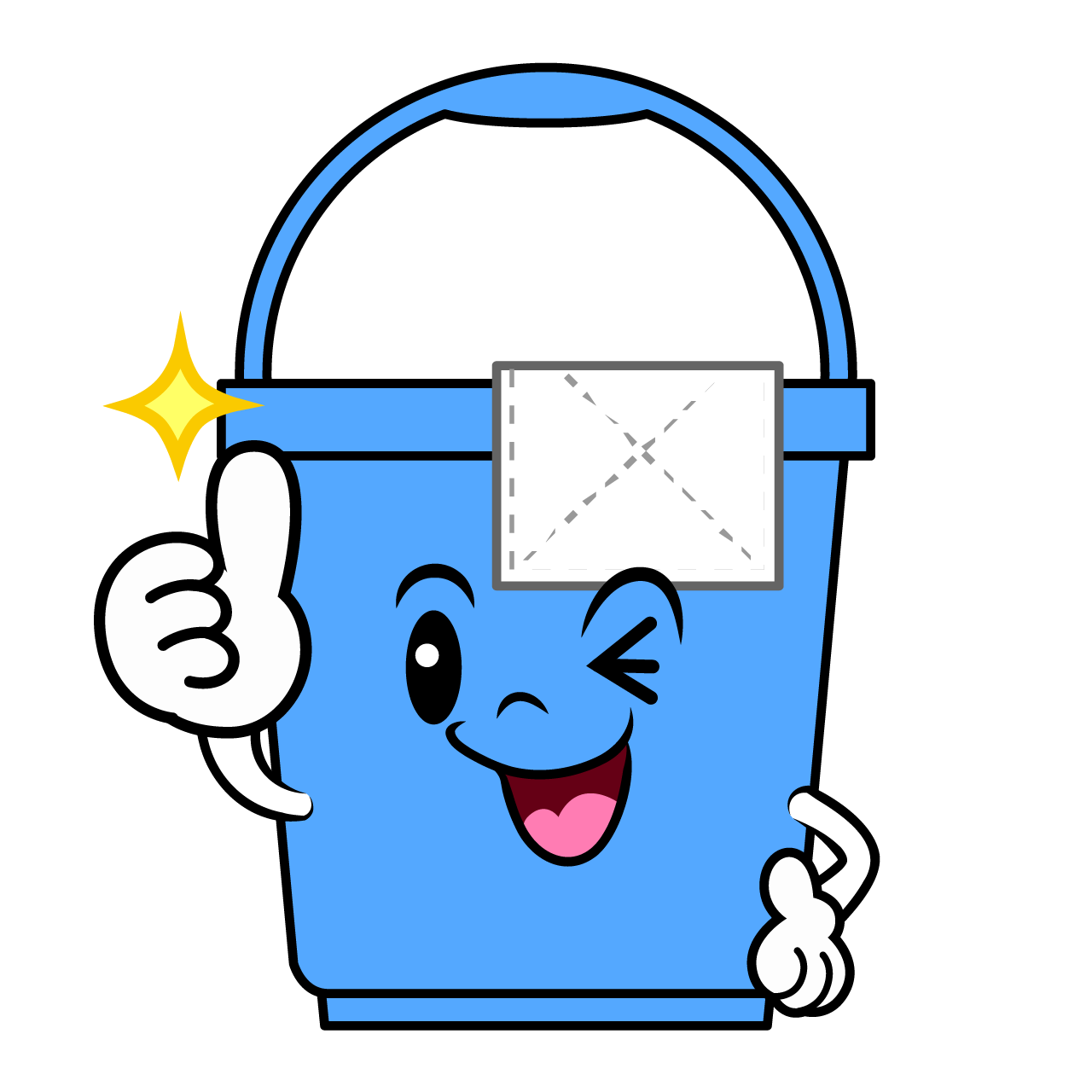 Thumbs-up Cleaning Bucket