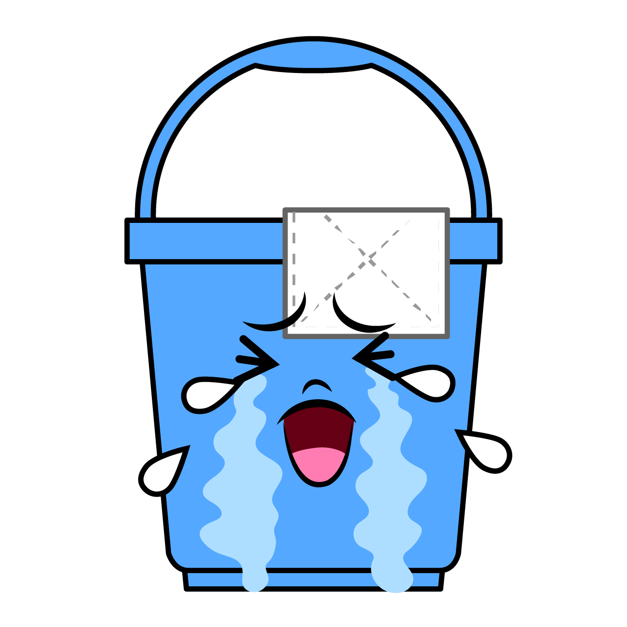Crying Cleaning Bucket