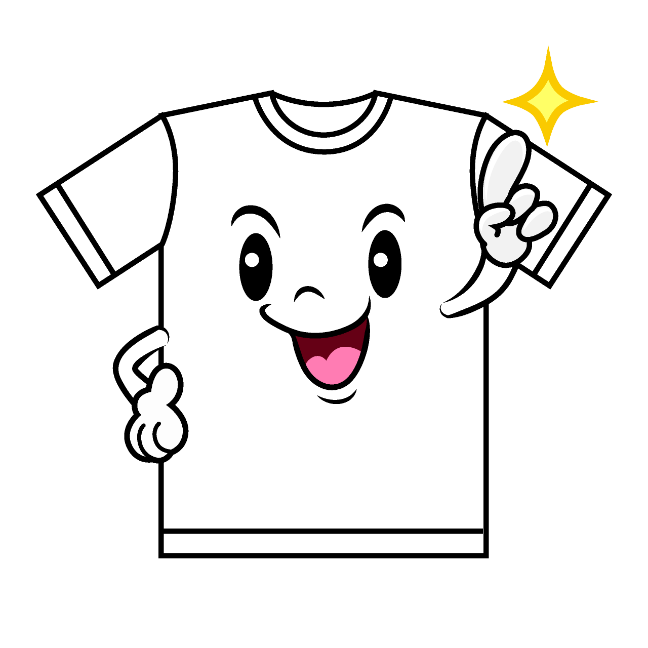 T-shirt Pointing