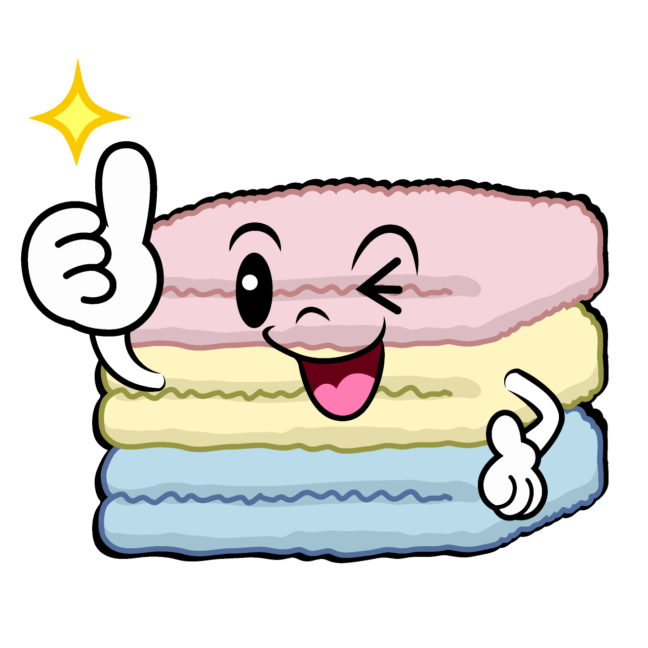 Thumbs-up Towel