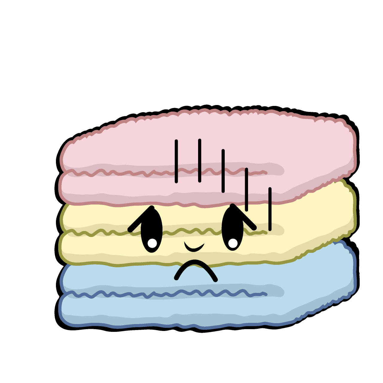 Depressed Towel