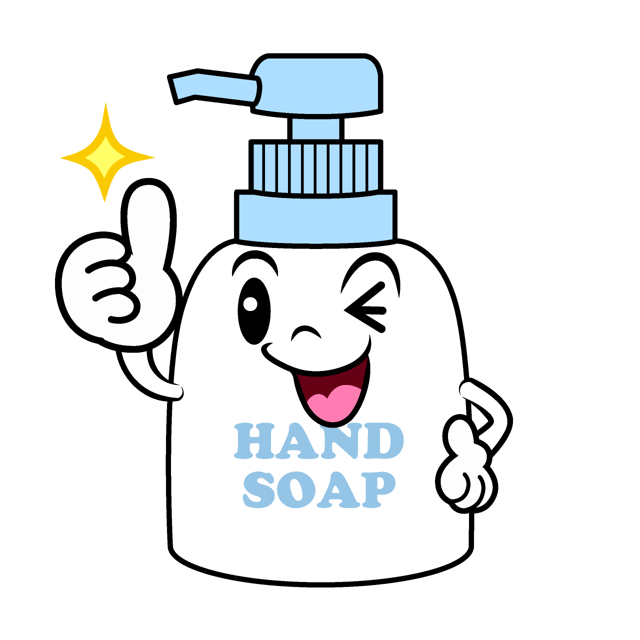 Thumbs-up Hand Soap