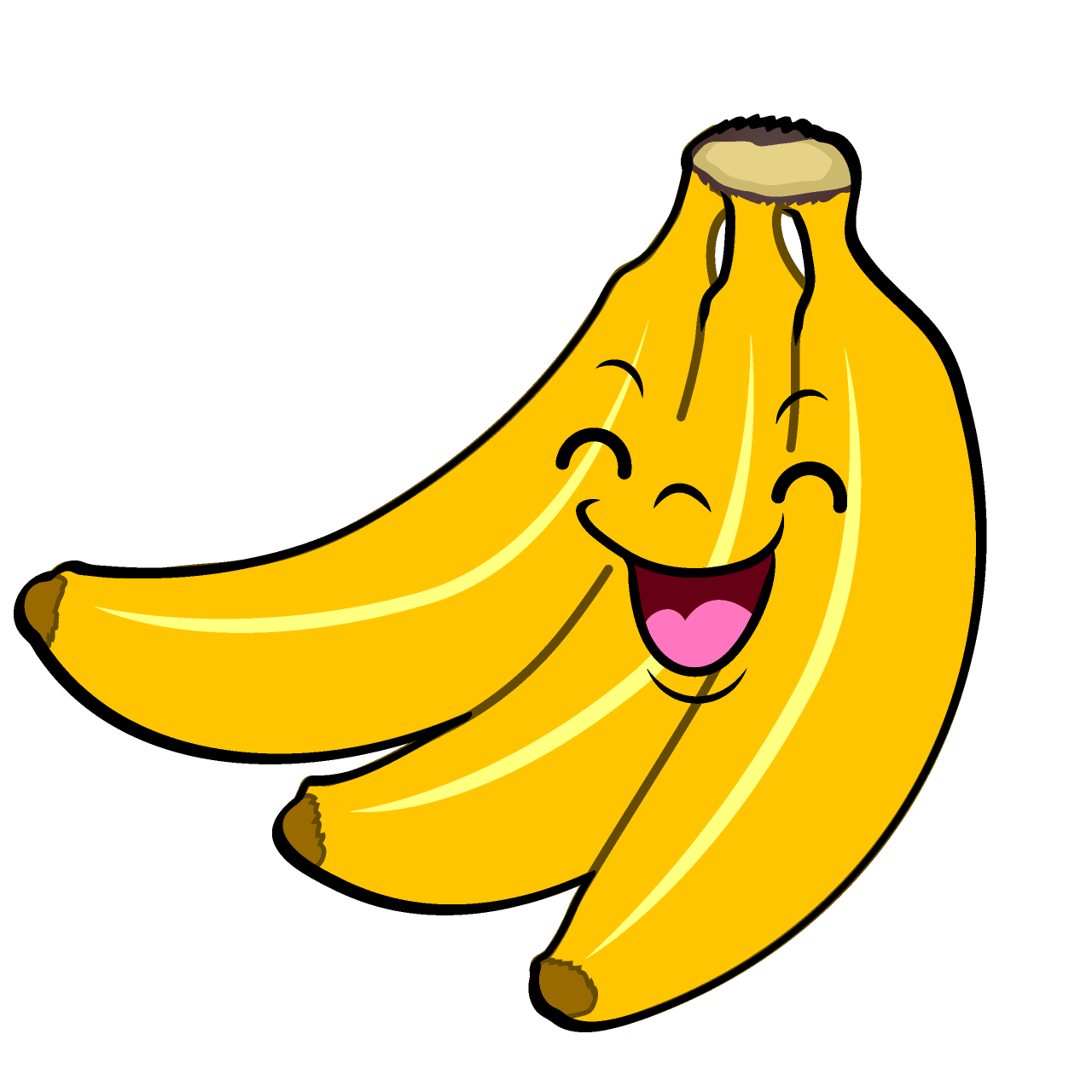 Smiling Bunch of Bananas